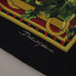 Exquisite Silk Foulard with Vibrant Print