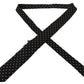 Elegant Black Polka Dot Silk Tie