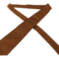 Elegant Brown Silk Men's Tie