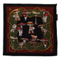 Elegant Mushroom Print Silk Scarf