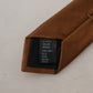 Elegant Brown Silk Men's Tie