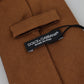 Elegant Brown Silk Men's Tie
