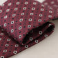 Elegant Maroon Silk Patterned Men's Tie