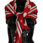 Elegant Polka Dot Silk Square Scarf