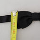 Elegant Black Silk Bow Tie