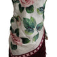 Tropical Rose Silk-Blend Square Scarf
