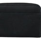 Elegant Leather Continental Wallet - Black with Silver Details