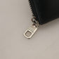 Elegant Leather Continental Wallet - Black with Silver Details