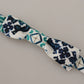 Elegant Silk Majolica Bow Tie