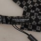 Elegant Silk Black Bow Tie with DG Logo