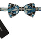 Elegant Silk Bow Tie in Light Blue