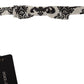Elegant White Fantasy Pattern Silk Bow Tie