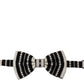 Elegant Polka Dot Silk Bow Tie
