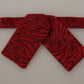 Elegant Silk Red Bow Tie