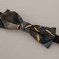 Elegant Multicolor Silk Bow Tie