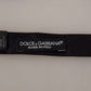 Elegant Black Silk Blend Bow Tie