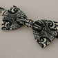 Elegant Black Silk Bow Tie