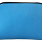 Elegant Blue Polyamide Pouch Bag