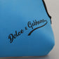 Elegant Blue Polyamide Pouch Bag