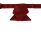 Elegant Red Silk Bow Tie