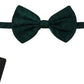 Elegant Silk Emerald Bow Tie