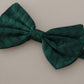 Elegant Silk Emerald Bow Tie