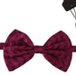 Elegant Pink Silk Bow Tie