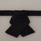 Elegant Black Silk Bow Tie