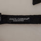 Elegant Black Silk Bow Tie