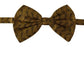 Elegant Gold Silk Bow Tie