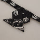 Elegant Silk Black Bow Tie