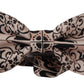 Elegant Multicolor Silk Bow Tie