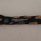 Black Orange Car Print Silk Bow Tie