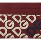 Elegant Leather Cardholder in Chic Red