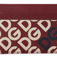 Elegant Leather Cardholder in Chic Red
