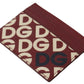 Elegant Leather Cardholder in Chic Red