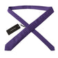 Elegant Purple Silk Bow Tie