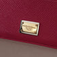 Elegant Pink Leather Cardholder