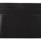 Elegant Black Leather Cardholder Case