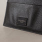 Elegant Black Leather Cardholder Case