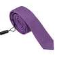 Elegant Purple Silk Bow Tie