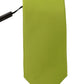 Elegant Green Silk Bow Tie