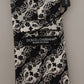 Elegant Floral Print Silk Bow Tie