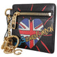 Elegant Leather Coin Wallet With Keyring