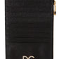 Elegant Black Leather Zip Wallet