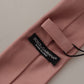 Elegant Pink Silk Bow Tie