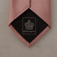 Elegant Pink Silk Bow Tie