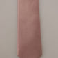 Elegant Pink Silk Tie for Sophisticated Gentlemen