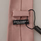 Elegant Pink Silk Tie for Sophisticated Gentlemen