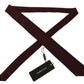 Elegant Maroon Silk Tie